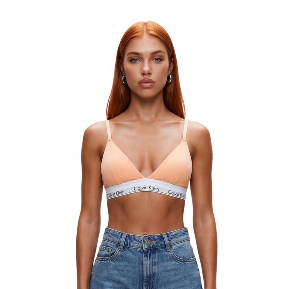 Calvin Klein Underwear Orange Cotton Women's Bra